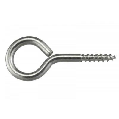 INOX TEC 6 occhioli ganci gancio a vite A4 in acciaio misura ø 3 x 40 mm nuovo - Immagine 1 di 2