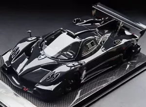 *SUPER RARE* Dino Model DM 1/18 Pagani Zonda Revolucion Carbon Fiber Black - Picture 1 of 9