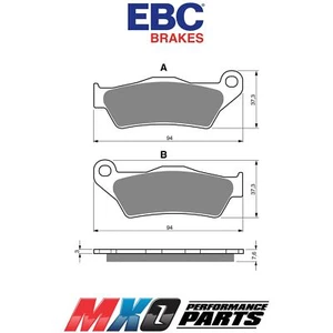 EBC Front Brake Pads KTM 640 LC4 SUPERMOTO 2003-2004 FA181R - Picture 1 of 1