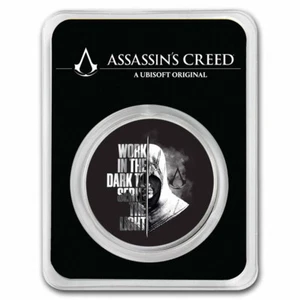 Assassin's Creed® Work In The Dark - 1 oz Ag Colorized In TEP - Limited Edition! - Imagen 1 de 4