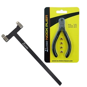 Nocking Pliers Sets + Bow T Square Measurement Tool Archery Bow Target Shooting - Picture 1 of 12