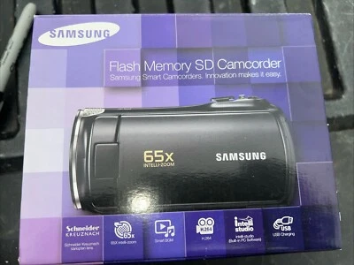 Videocámara Samsung SMX-F54bn/XAA Ultra Zoom negra nueva en caja Foto 1 de 4