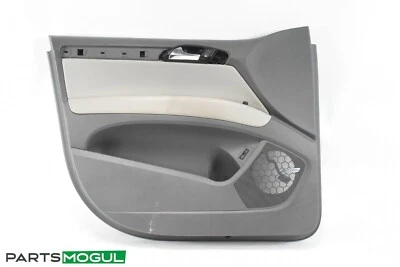 2007-2009 Audi Q7 4L0 Front Left Driver Side Door Panel Trim Cover Gray OEM - Image 1 of 4