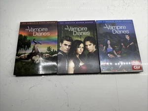 The Vampire Diaries Seasons 1, 2 & 3 On DVD Season 3 Sealed 1-2 Like New - Picture 1 of 7