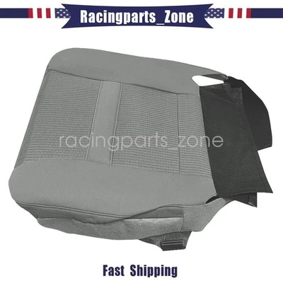 For 06-08 Dodge Ram 2500 3500 4500 Passenger Bottom Seat Cover Cloth Slate Gray Foto 1 de 4