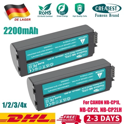 22.2V NB-CP1L NB-2CPL NB-CP2LH Akku Für Canon Selphy CP-200 CP100 CP1500 CP1300 - Bild 1 von 4