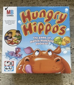 Hungry Hippos Game Vintage MB GAMES 2006 With Box & Instructions - Picture 1 of 2