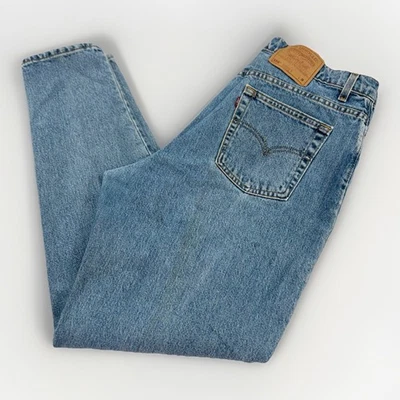 VTG 90s Levi's 550 Made In USA Relaxed Tapered High Rise Mom Jeans Women’s 18 WM - Image 1 of 4