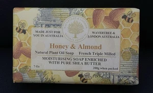 Wavertree & London Australia Honey & Almond Bar Soap 7oz - Picture 1 of 5