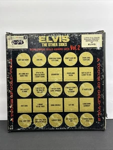 ELVIS WORLDWIDE GOLD AWARD HITS VOL.2 OTHER SIDES 1976 4xLP W/SWATCH VINYL EX - Picture 1 of 17
