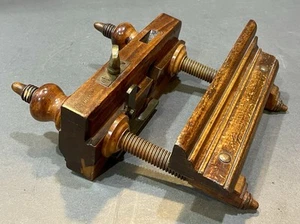 Antiker Varvill & Son Ebor Works T. Underwood Werkzeughändler Schraubarm Pflug Hobel - Bild 1 von 14