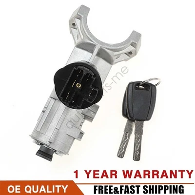 Ignition Lock Barrel Switch with Key Fit for Fiat for Peugeot for Citroen 4162HN Foto 1 de 4
