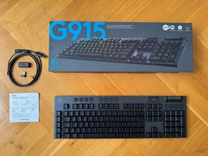 Logitech G915 LIGHTSPEED mechanische RGB Gaming-Tastatur | GL Clicky | neuwertig - Photo 1/7