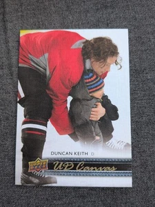 DUNCAN KEITH 2014-15 UPD CANVAS # C-18 HAWKS NM-MT CARD - Picture 1 of 2