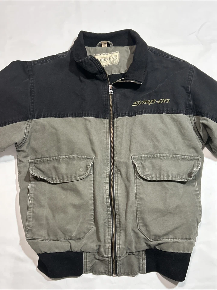 Casaco/jaqueta de inverno Snap On masculino médio estilo Carhartt - Imagem 1 de 4