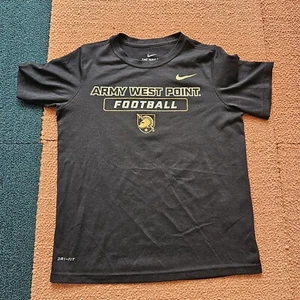 Army West Point Nike Adult Medium Black Dri-Fit graphic T-shirt Slim W9a - Picture 1 of 9