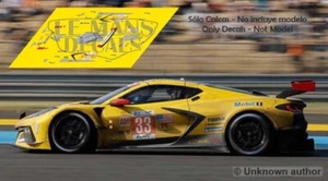 Decals Corvette C8R Le Mans 2023 1:32 1:24 1:43 1:18 64 87 C8 R Chevrolet calcas - Bild 1 von 1