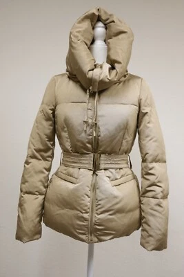 Chaqueta acolchada acolchada acolchada Etam France estilo Zara abrigo para mujer / abrigos de invierno / amarillo  Foto 1 de 4