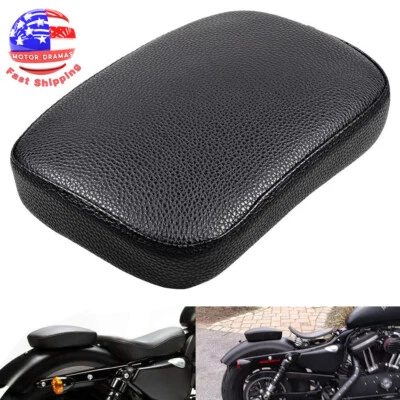 Guardabarros trasero de motocicleta pasajero asiento 6 ventosas para Harley Dyna Foto 1 de 4