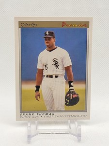 ⚾FRANK THOMAS 2ND YEAR 1991 O-Pee-Chee  Chicago White Sox VINTAGE Baseball Card⚾