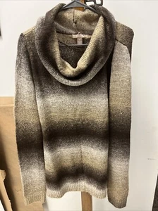 White Stag Oatmeal Combo Long Sleeve Turtle Neck Sweater Size XXL (20) NWT - Picture 1 of 6