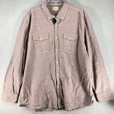 Jeremiah Shirt Men's XXL Light Purple Workwear 100% Cotton Long Sleeve Button - Image 1 of 4