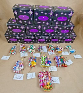 CHRISTOPHER RADKO LITTLE GEMS 12 DAYS OF CHRISTMAS ORNAMENTS 1-12 COMPLETE SET - Picture 1 of 9