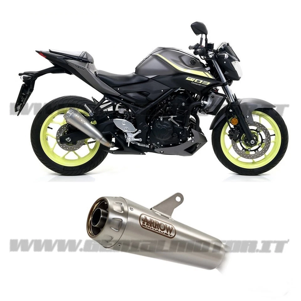 Terminale di Scarico Arrow Pro Race Acciaio Yamaha Mt-03 2016 > 2019 - Immagine 1 di 3