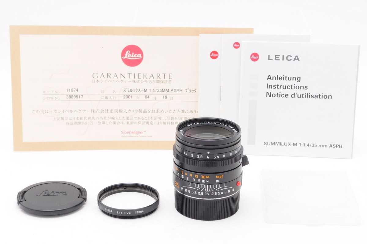 Leica SUMMILUX-M 35mm Focal f/1.4 Camera Lenses for sale - eBay Leica SUMMILUX-M 35mm Focal f/1.4 Camera Lenses for sale - eBay