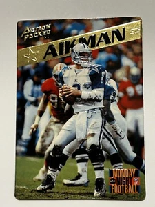 1995 Action Packed Monday Night Football Promo Troy Aikman #3  - Picture 1 of 2