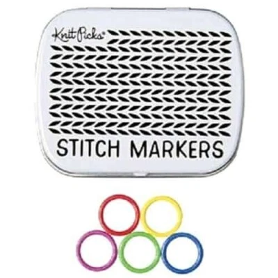 Marcadores de puntada esmaltada y lata - Rainbow por Knit Picks Foto 1 de 3