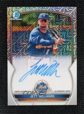 2023 Bowman Chrome Prospect Mega Box Mojo Auto Jett Williams #BMA-JW