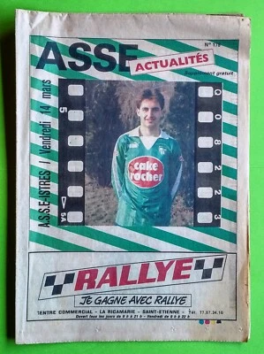 FOOTBALL ASSE ACTUALITES MATCH ST-ETIENNE ISTRES SPORTS D2 1985 1986 GROS - Photo 1/4