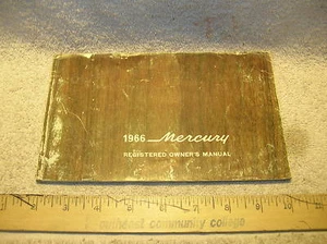1966 Mercury Full Size Owners Manual - Good Used - Foto 1 di 4