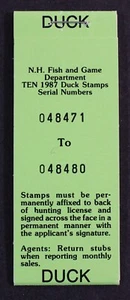 CKStamps: US State Duck Stamps New Hampshire Scott#5 Mint NH Separated, 9 Panes - Picture 1 of 4