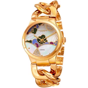 Reloj para mujer Akribos XXIV AK931YG madreperla esfera paisaje cristal pavé - Imagen 1 de 4