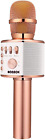 Bezprzewodowy mikrofon do karaoke Bluetooth, przenośny ręczny głośnik mikrofonowy 3 w 1 do 