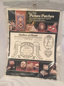 Vtg Yours Truly Picture Patches Quilter At Heart Set Of 3 Designs Embroidery Kit - Bild 1 von 2