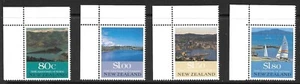 New Zealand, 1990, European Settlements, SG1554/7, Full Set, MNH Corner Stamps. - Picture 1 of 2