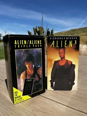 Alien/Aliens Collectors Edition (VHS, 1992, 3-Tape Set) & Alien 3 - Image 1 of 4