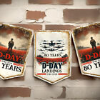 D-Day Bunting, Armed Forces, Commemorative Bunting for Normandy Landing 80 Years