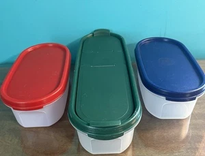 Vintage Tupperware 3 Modular Mates Oval A-50 - Picture 1 of 15