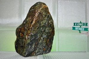 Buy 2 Get One Free 10.4 lb Green Serpentine Rough Rock Cabbing Slab Display - Picture 1 of 13