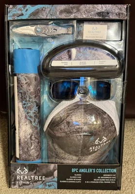 NEW Realtree Fishing 8 Piece Angler s Collection Camo Pattern Gift Set - Image 1 of 2