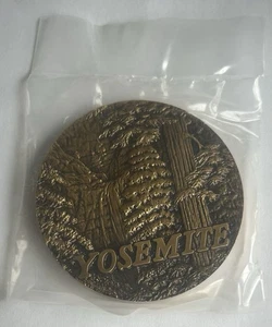 Medalla de bronce del centenario del Parque Nacional de Yosemite, 1990 como nueva en Estados Unidos, sellada - Imagen 1 de 3