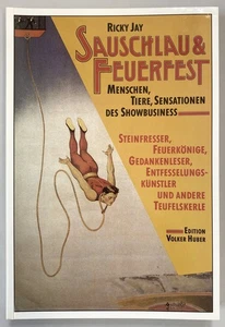 Ricky Jay - Sauschlau And Feuerfest. Zauberkunst Zaberei Conjuring Magic Circus - Picture 1 of 1