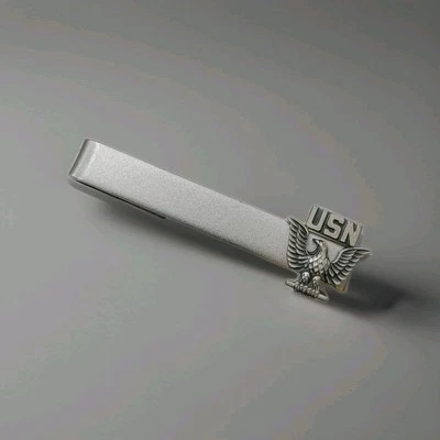 US Naval (USN) American Military Tie Bar Clip - United States Of America Navy  - Image 1 of 4