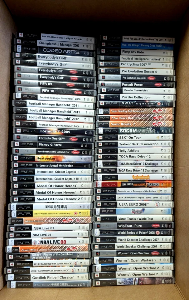 Various Sony PSP Games & Films - Select & Choose From The Drop Down Menu - Image 1 of 1