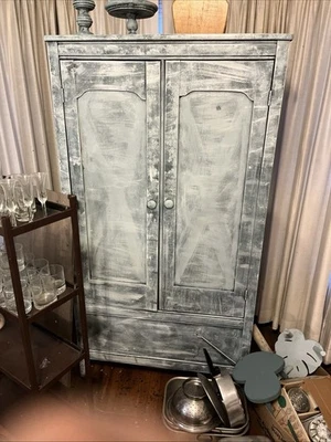Clothes Armoire Vintage - Image 1 of 4