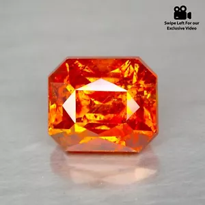 1.78 CT Dazzling Rare ! Fantastic OCTagon 100% Natural Orange Sphalerite - Picture 1 of 4